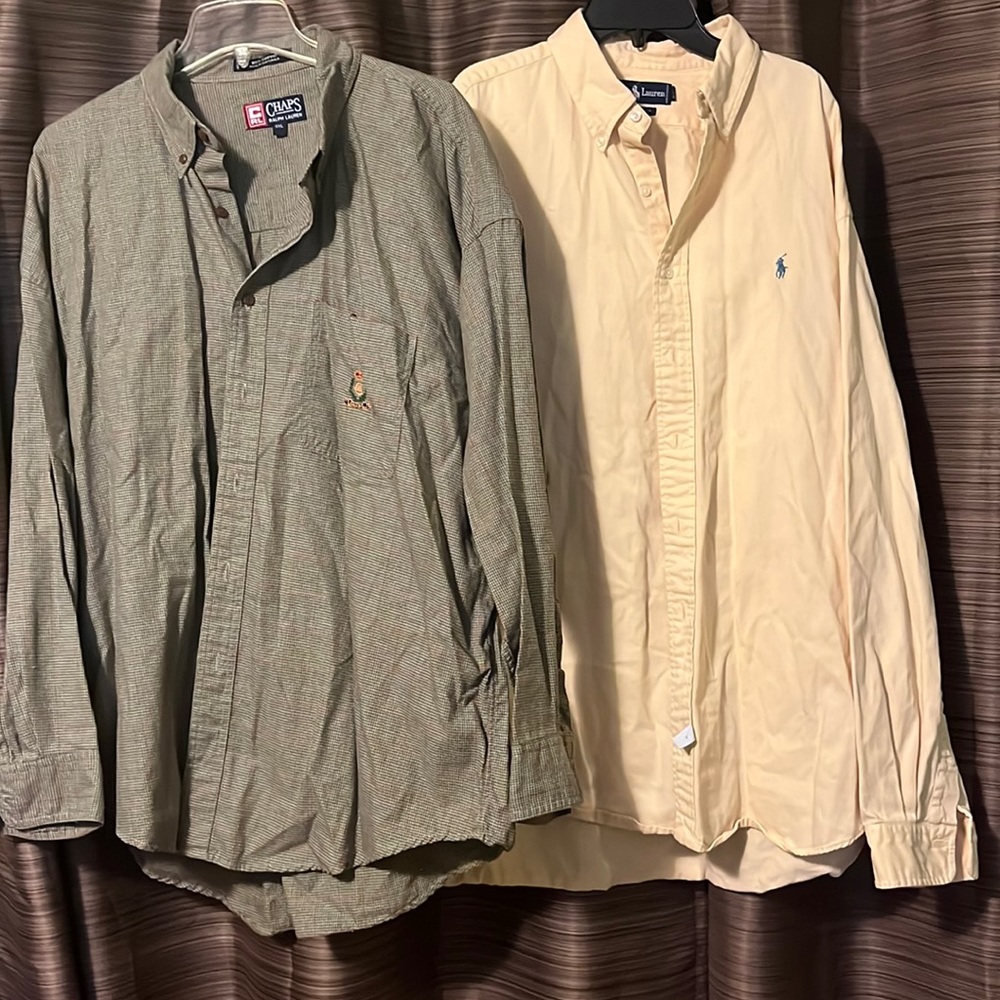 Ralph Lauren/Chaps XXL shirts
